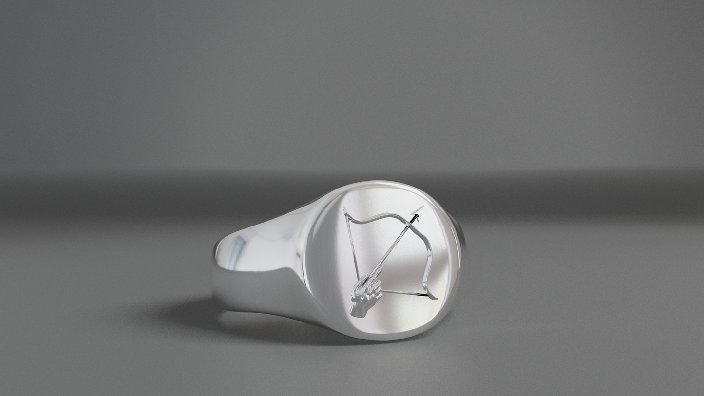 Sagittarius Signet Ring