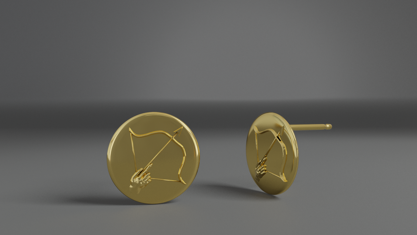 Sagittarius Stud Earrings