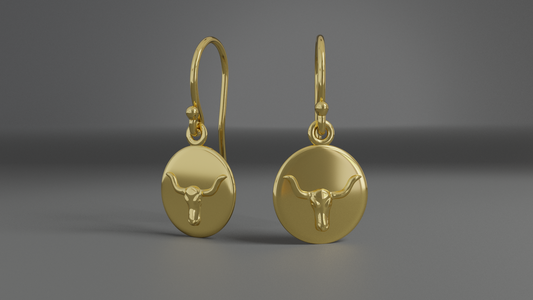Taurus Dangle Earrings