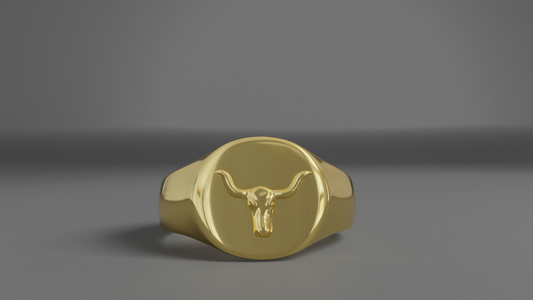 Taurus Signet Ring