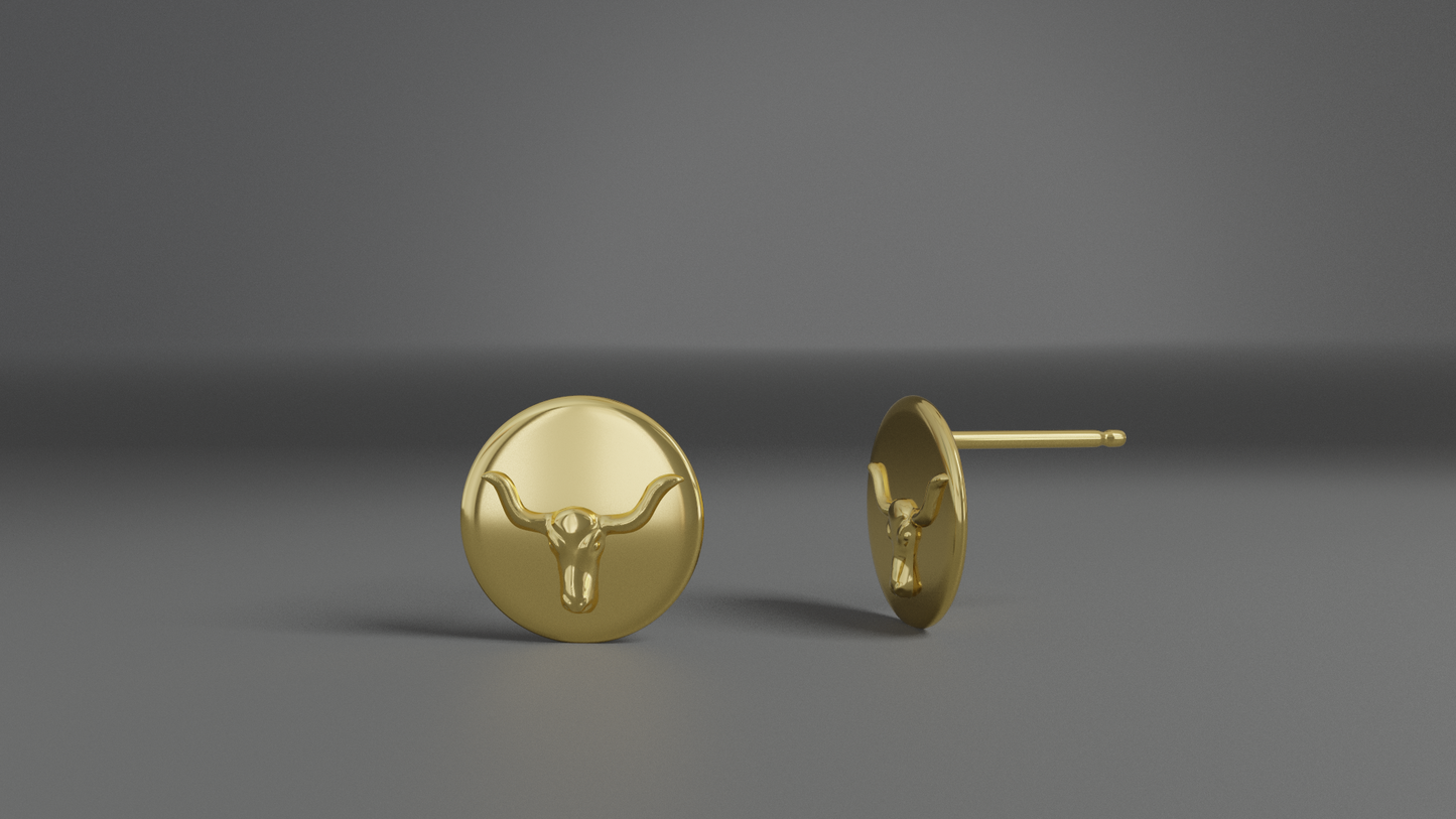 Taurus Stud Earrings