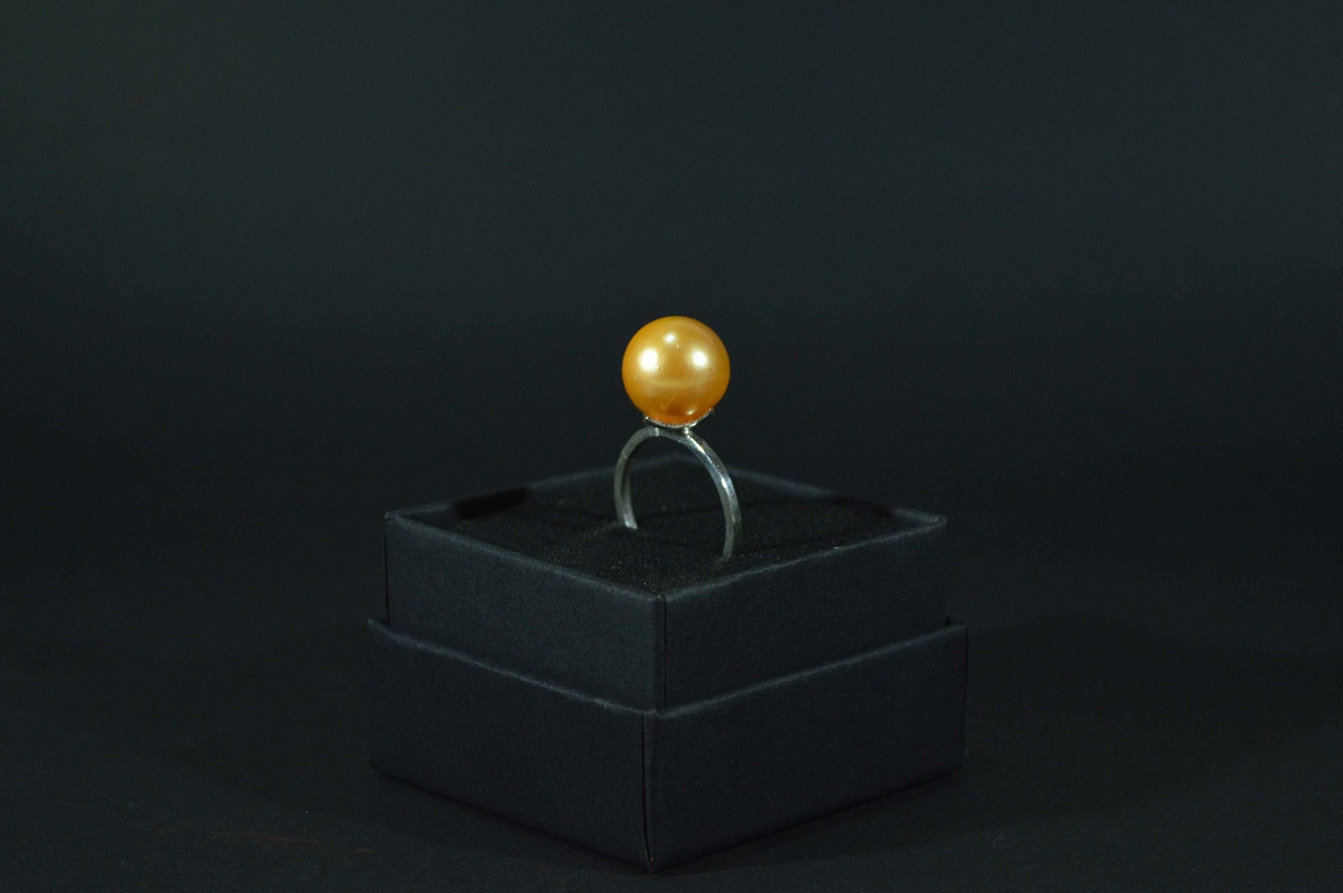 pearl ring gold pearl