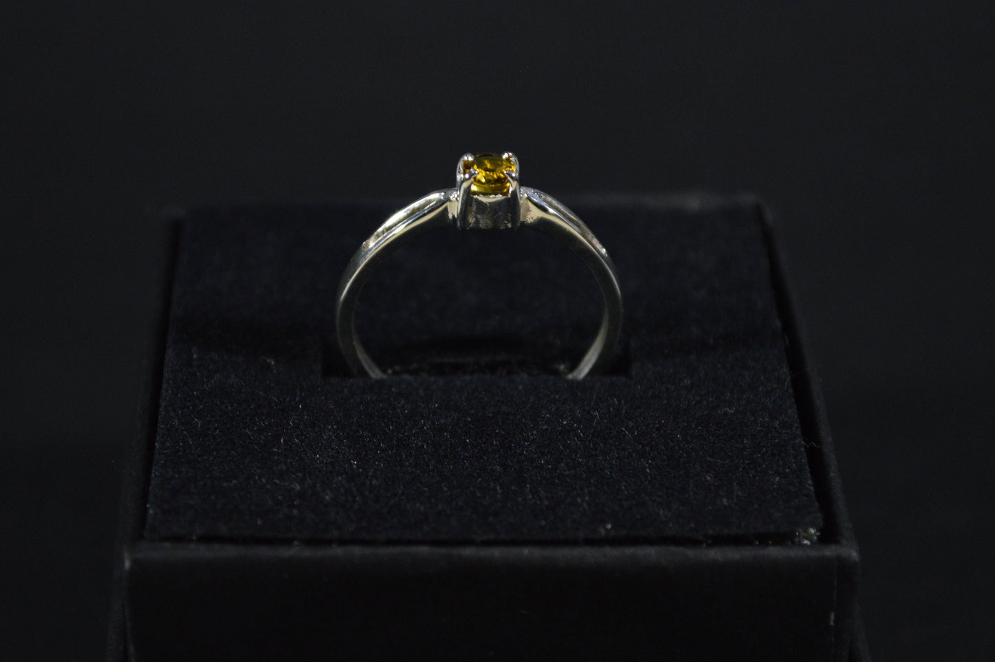 Gold tourmaline ring
