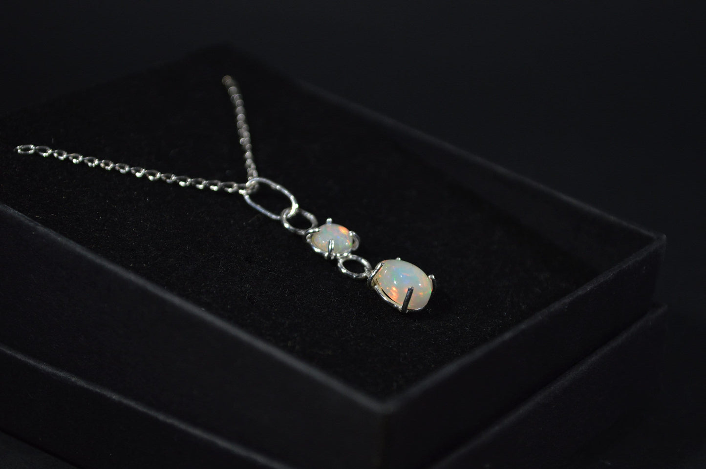 white opal necklace